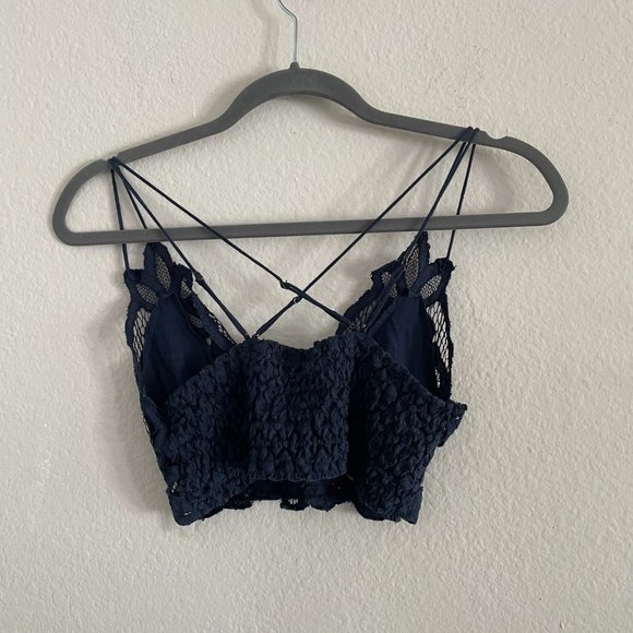 Free People lace bralette Adella navy - Picture 4 of 7